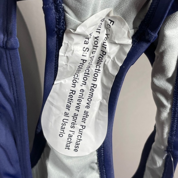 NEW Speedo Bikini Bottoms Womens Large blue gray solid swim beach - Picture 8 of 11